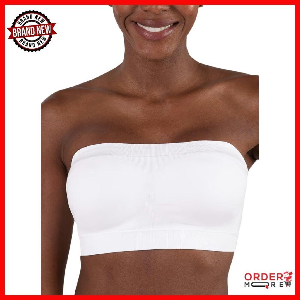 Strapless Bra Bandeau Top Plus Size Wire-Free Support Shapewear